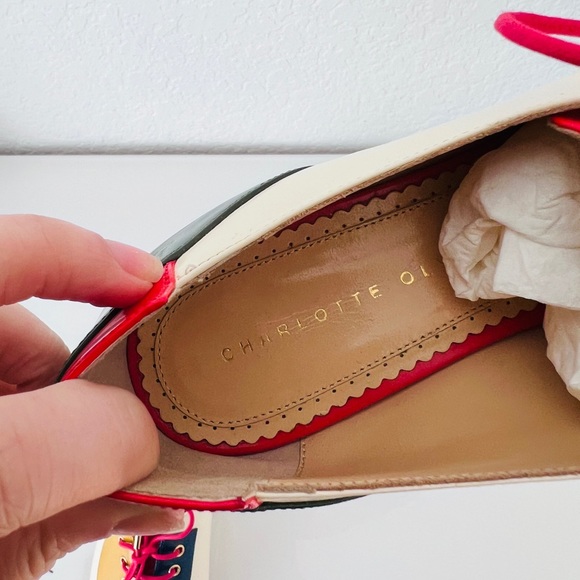 Charlotte Olympia colorblock Brogue Oxford Derby - Picture 5 of 5